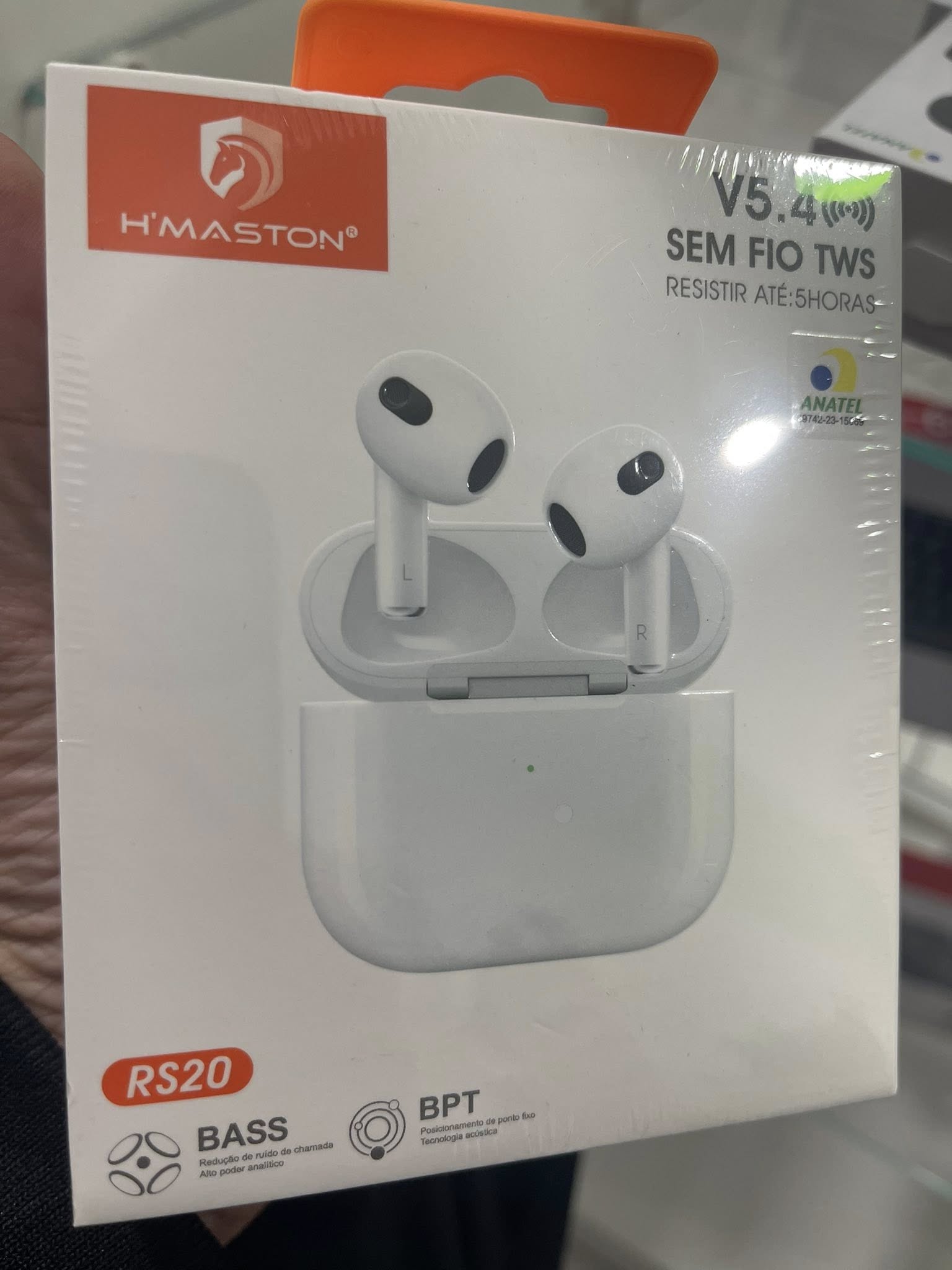 Fone de Ouvido H'Maston RS20 TWS